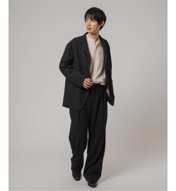 EDIFICE「ETS.MATERIAUX(マテリオ) ウール/シルク サック コート」|その他|