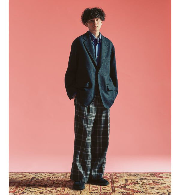 417 EDIFICE「【MOONLIGHT CLOTHING】 British Pattern ジャケット」|テーラードジャケット|