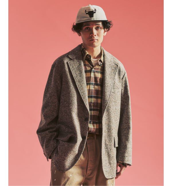 417 EDIFICE「【MOONLIGHT CLOTHING】 British Pattern ジャケット」|テーラードジャケット|