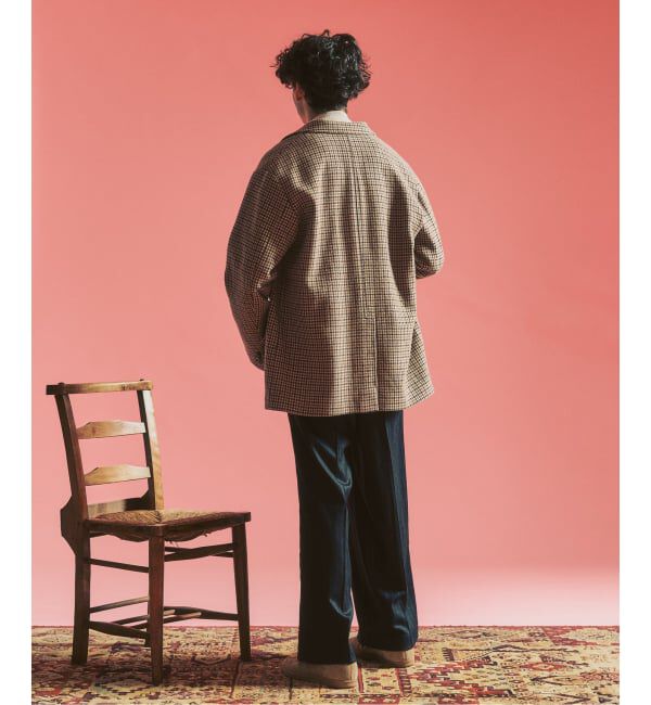 417 EDIFICE「【MOONLIGHT CLOTHING】 British Pattern ジャケット」|テーラードジャケット|