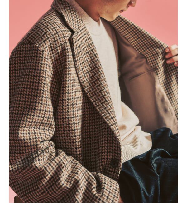 417 EDIFICE「【MOONLIGHT CLOTHING】 British Pattern ジャケット」|テーラードジャケット|