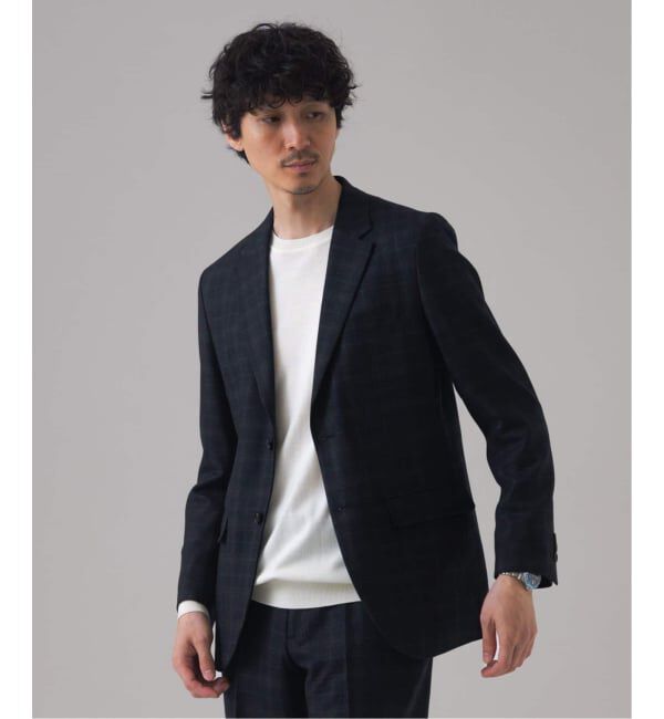 EDIFICE「SUPER 120&rsquo;s ウールサキソニー 2ボタン ジャケット【セットアップ着用可能】」|テーラードジャケット|