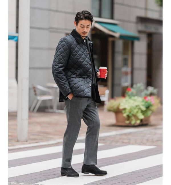 EDIFICE「SUPER 120&rsquo;s ウールサキソニー 2ボタン ジャケット【セットアップ着用可能】」|テーラードジャケット|