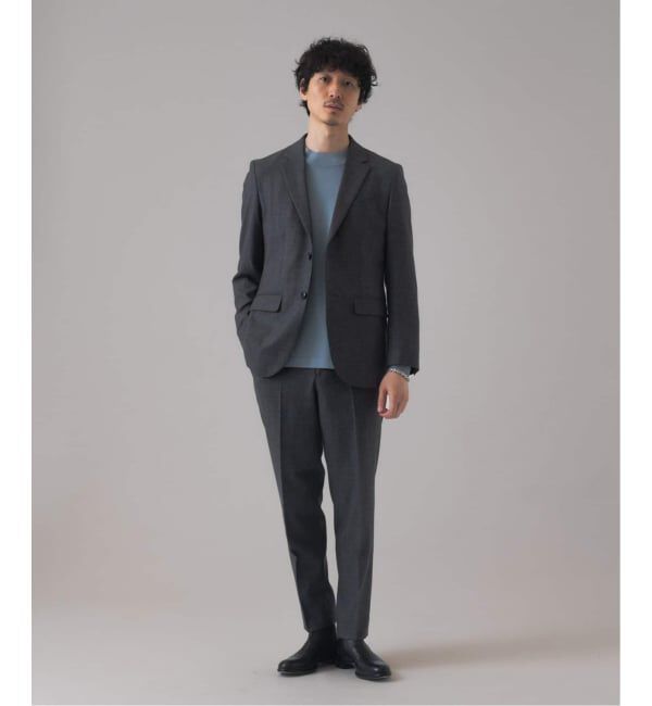 EDIFICE「SUPER 120&rsquo;s ウールサキソニー 2ボタン ジャケット【セットアップ着用可能】」|テーラードジャケット|