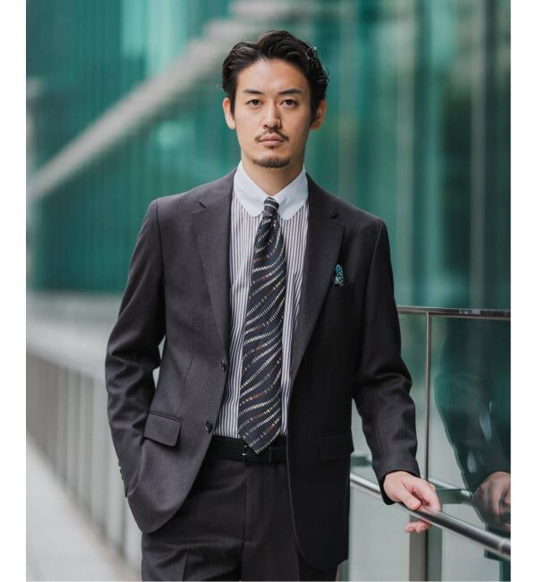 EDIFICE「SUPER 120&rsquo;s ウールサキソニー 2ボタン ジャケット【セットアップ着用可能】」|テーラードジャケット|