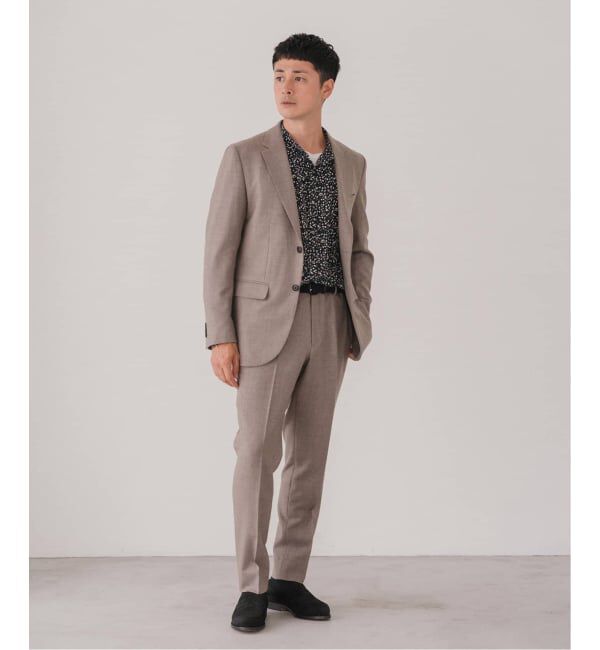 EDIFICE「SUPER 120&rsquo;s ウールサキソニー 2ボタン ジャケット【セットアップ着用可能】」|テーラードジャケット|