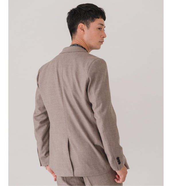 EDIFICE「SUPER 120&rsquo;s ウールサキソニー 2ボタン ジャケット【セットアップ着用可能】」|テーラードジャケット|