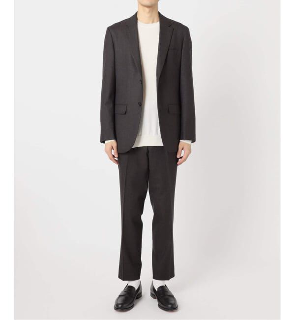 EDIFICE「SUPER 120&rsquo;s ウールサキソニー 2ボタン ジャケット【セットアップ着用可能】」|テーラードジャケット|