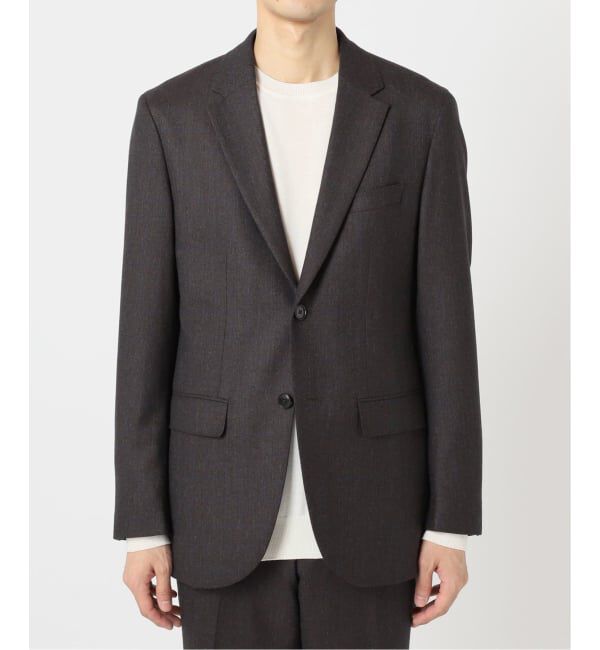 EDIFICE「SUPER 120&rsquo;s ウールサキソニー 2ボタン ジャケット【セットアップ着用可能】」|テーラードジャケット|