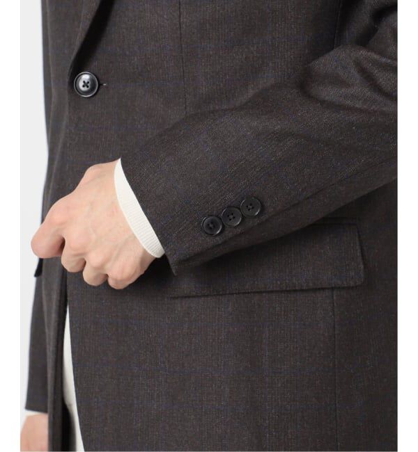 EDIFICE「SUPER 120&rsquo;s ウールサキソニー 2ボタン ジャケット【セットアップ着用可能】」|テーラードジャケット|