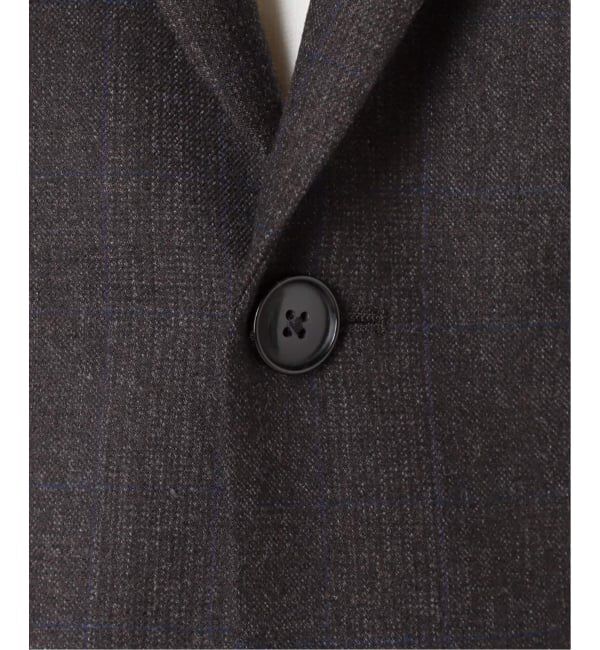 EDIFICE「SUPER 120&rsquo;s ウールサキソニー 2ボタン ジャケット【セットアップ着用可能】」|テーラードジャケット|