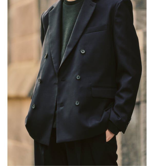 417 EDIFICE「TW ツイル  W ジャケット "セットアップ着用可能"」|テーラードジャケット|