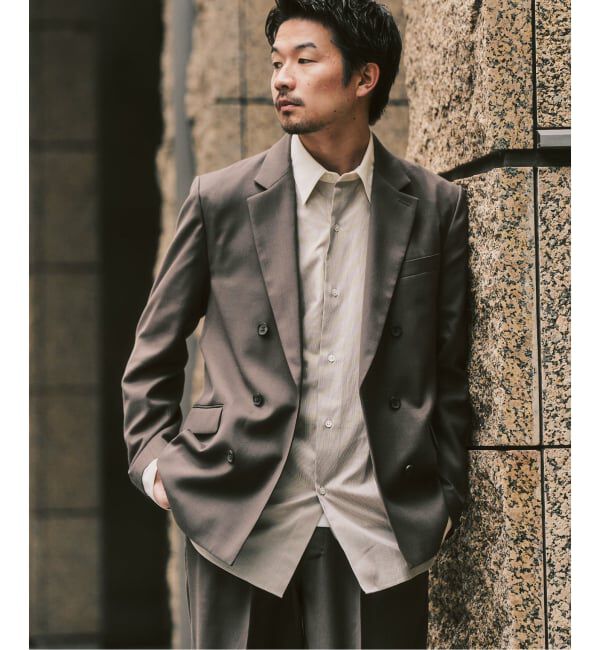 417 EDIFICE「TW ツイル  W ジャケット "セットアップ着用可能"」|テーラードジャケット|