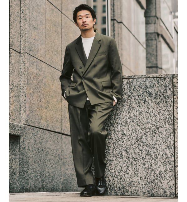 417 EDIFICE「TW ツイル  W ジャケット "セットアップ着用可能"」|テーラードジャケット|