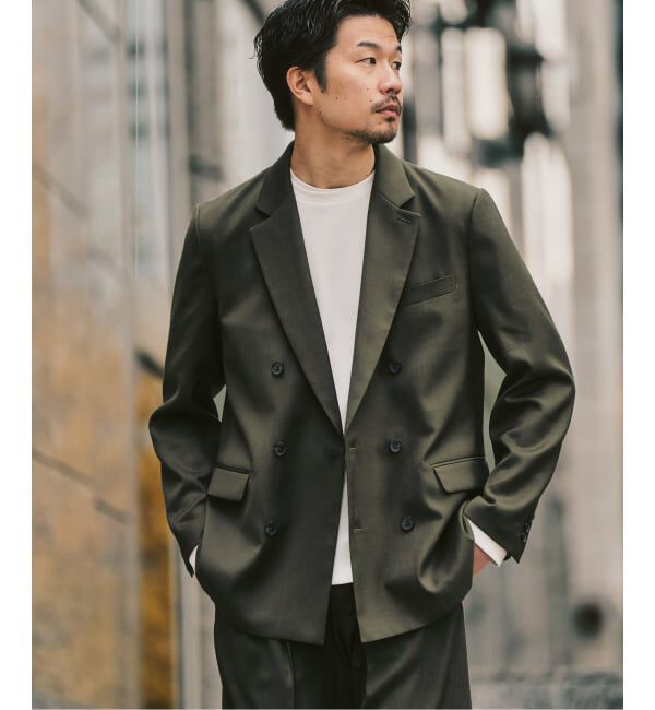 417 EDIFICE「TW ツイル  W ジャケット "セットアップ着用可能"」|テーラードジャケット|