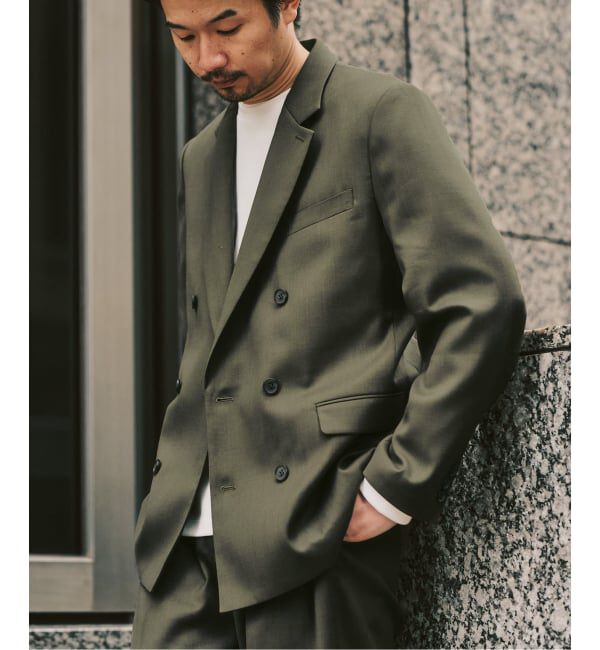417 EDIFICE「TW ツイル  W ジャケット "セットアップ着用可能"」|テーラードジャケット|