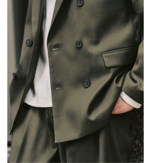 417 EDIFICE「TW ツイル  W ジャケット "セットアップ着用可能"」|テーラードジャケット|