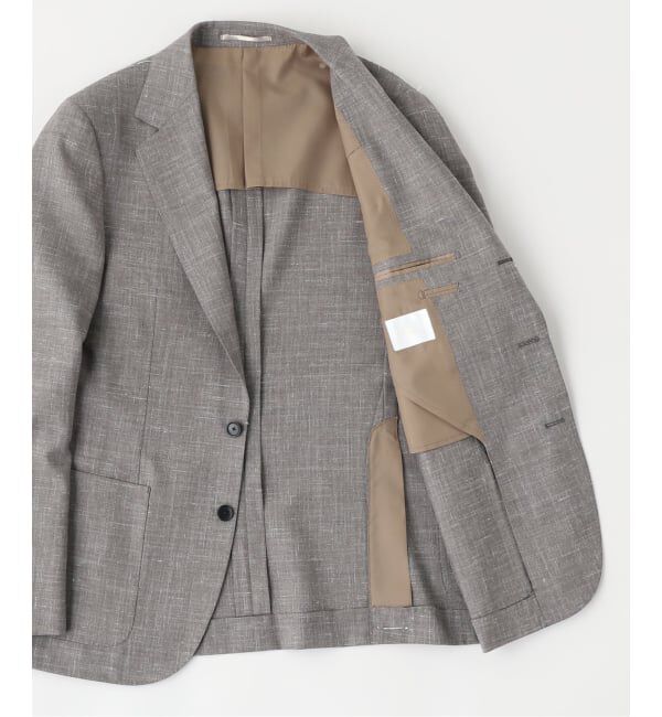 EDIFICE「ドレス ジャケット 3ボタン (ウールリネン)」|テーラードジャケット|