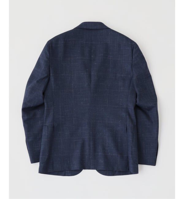 EDIFICE「ドレス ジャケット 3ボタン ウールリネン(CHECK)」|テーラードジャケット|