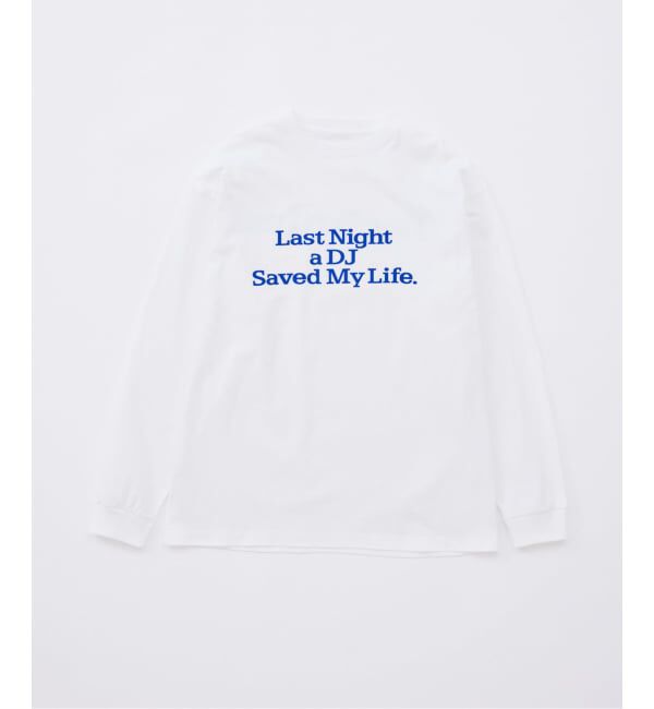 JOURNAL STANDARD「《予約》Technics x JOURNAL STANDARD Last Night ロングスリーブ プリントTシャツ」|Tシャツ・カットソー|ホワイト