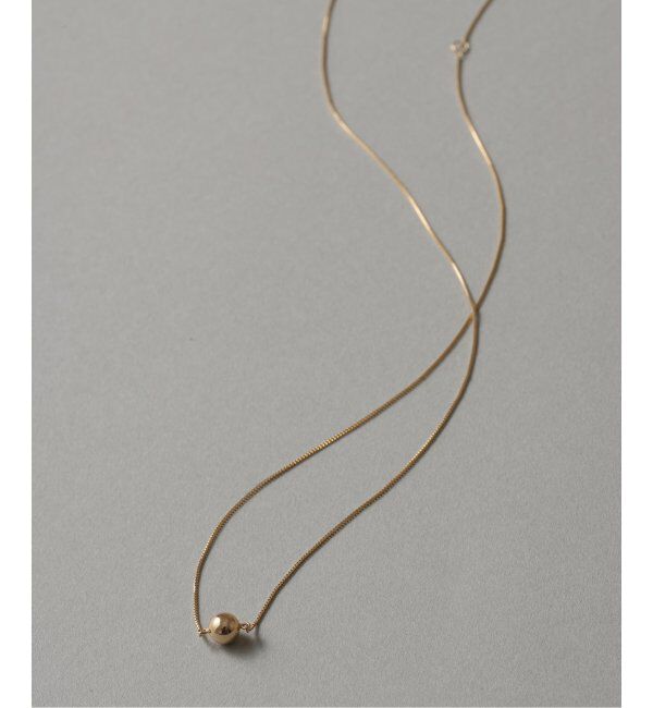 Lilas by Spick&Span「《WEB限定》5mmボール40cmネックレス K10」|ネックレス|