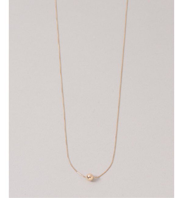 Lilas by Spick&Span「《WEB限定》5mmボール40cmネックレス K10」|ネックレス|