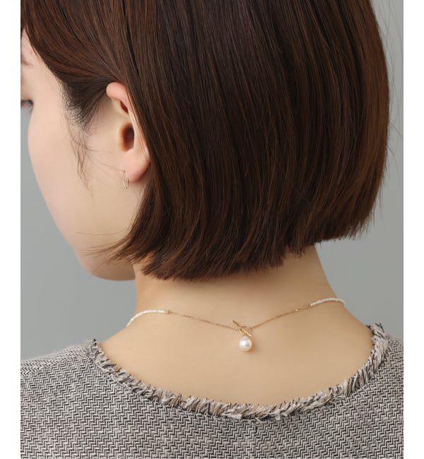 Lilas by Spick&Span「《予約》シードパールチェーンネックレス K10」|ネックレス|