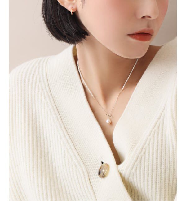 Lilas by Spick&Span「《予約》シードパールチェーンネックレス K10」|ネックレス|