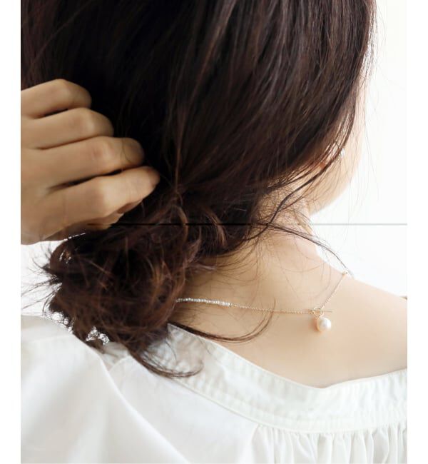 Lilas by Spick&Span「《予約》シードパールチェーンネックレス K10」|ネックレス|