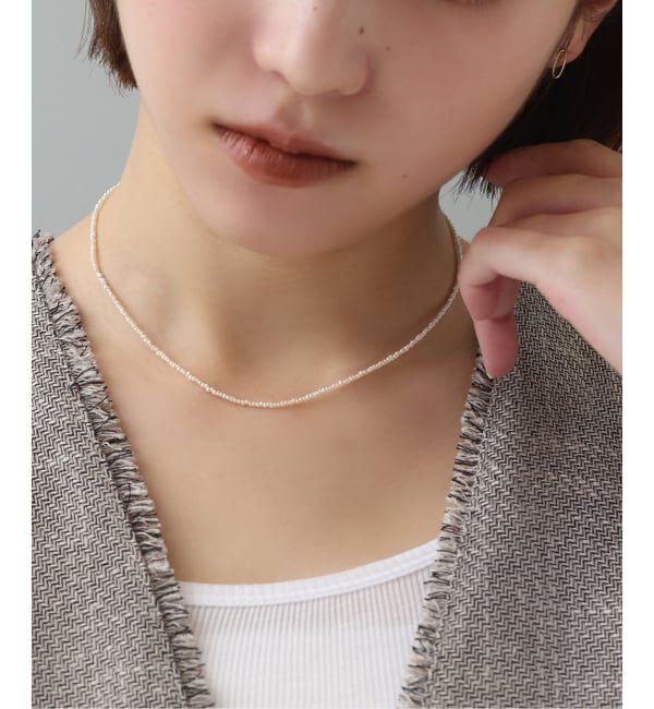 Lilas by Spick&Span「《予約》シードパールチェーンネックレス K10」|ネックレス|
