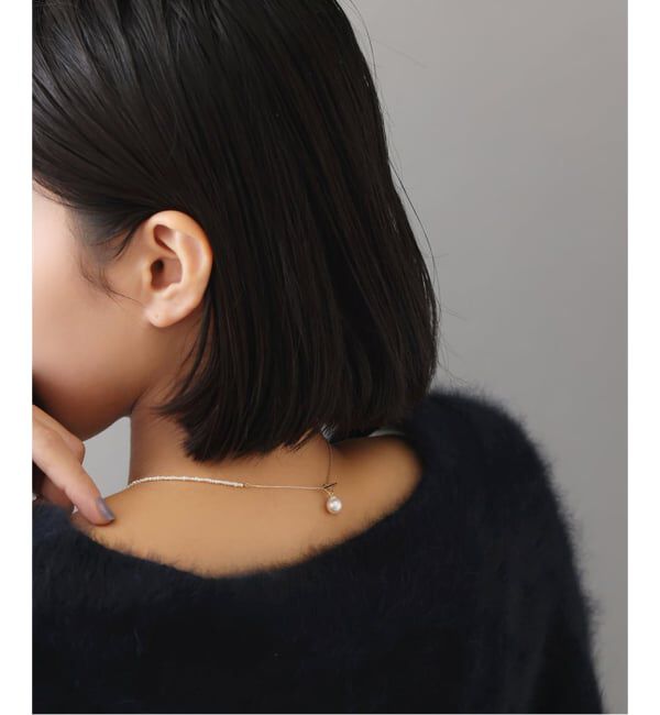 Lilas by Spick&Span「《予約》シードパールチェーンネックレス K10」|ネックレス|