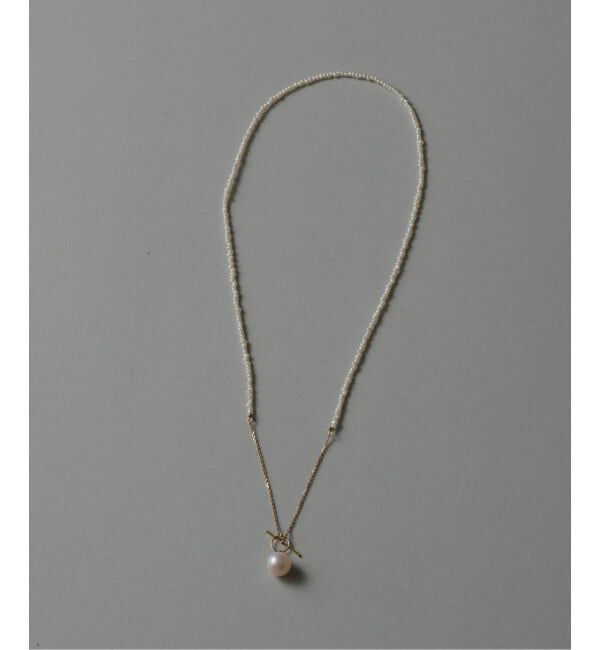 Lilas by Spick&Span「《予約》シードパールチェーンネックレス K10」|ネックレス|