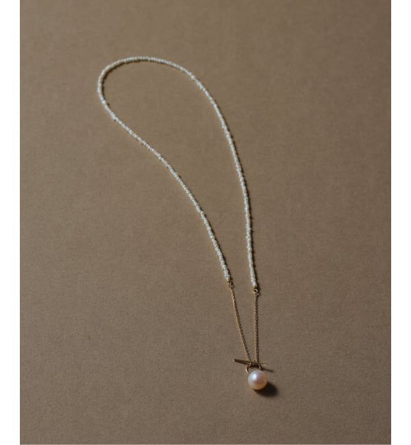 Lilas by Spick&Span「《予約》シードパールチェーンネックレス K10」|ネックレス|
