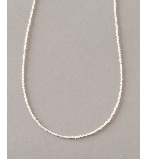 Lilas by Spick&Span「《予約》シードパールチェーンネックレス K10」|ネックレス|