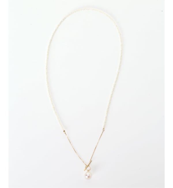 Lilas by Spick&Span「《予約》シードパールチェーンネックレス K10」|ネックレス|