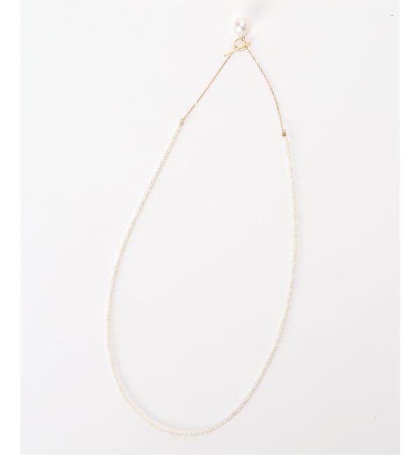 Lilas by Spick&Span「《予約》シードパールチェーンネックレス K10」|ネックレス|
