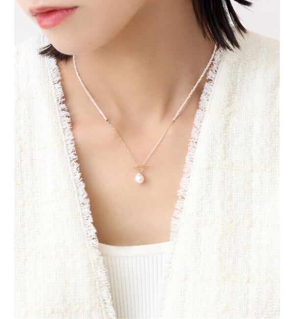 Lilas by Spick&Span「《予約》シードパールチェーンネックレス K10」|ネックレス|