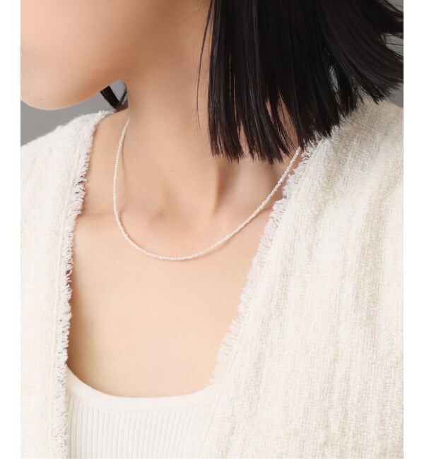 Lilas by Spick&Span「《予約》シードパールチェーンネックレス K10」|ネックレス|