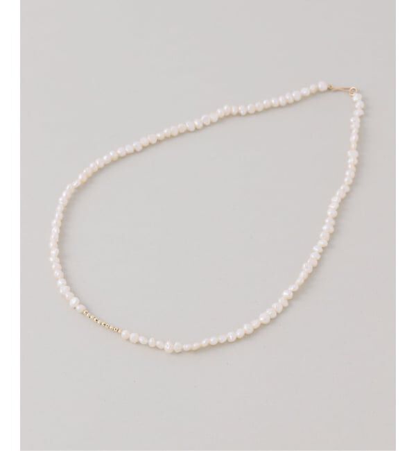 Lilas by Spick&Span「《予約》ミラーボール*サザレパールネックレス K10」|ネックレス|