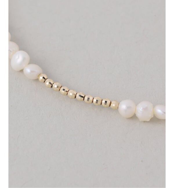 Lilas by Spick&Span「《予約》ミラーボール*サザレパールネックレス K10」|ネックレス|