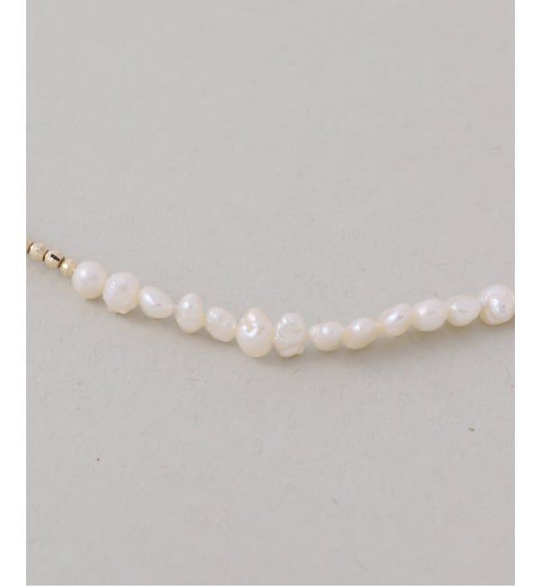 Lilas by Spick&Span「《予約》ミラーボール*サザレパールネックレス K10」|ネックレス|