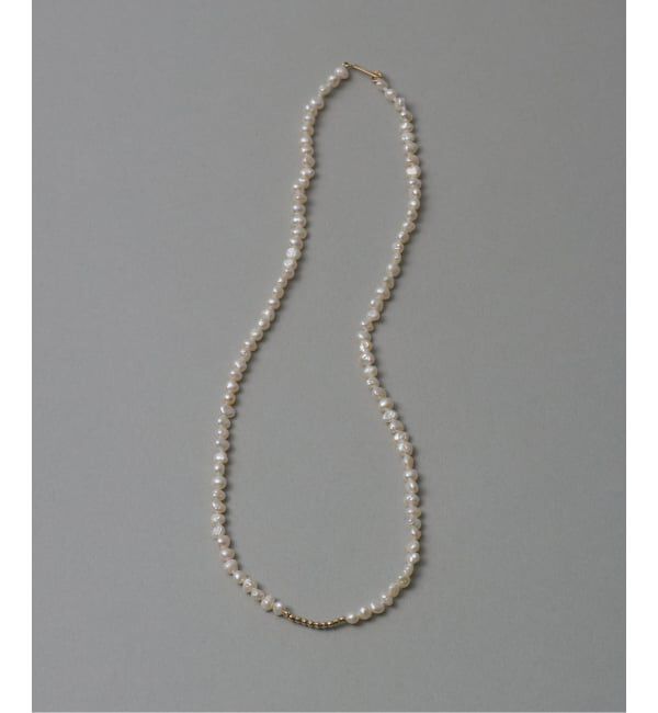 Lilas by Spick&Span「《予約》ミラーボール*サザレパールネックレス K10」|ネックレス|