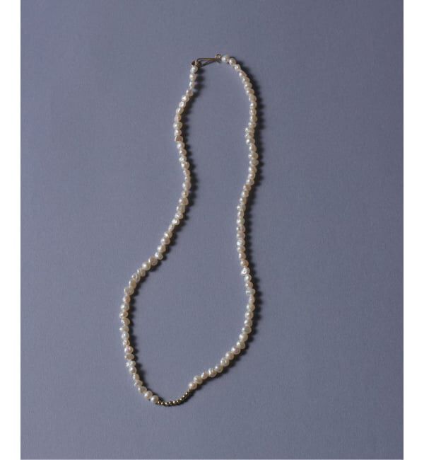 Lilas by Spick&Span「《予約》ミラーボール*サザレパールネックレス K10」|ネックレス|