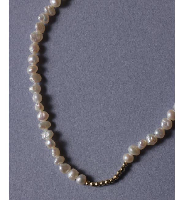 Lilas by Spick&Span「《予約》ミラーボール*サザレパールネックレス K10」|ネックレス|