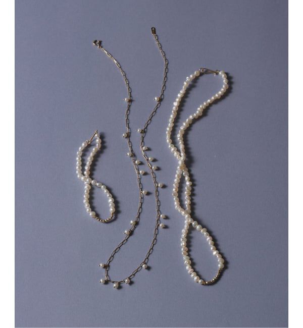 Lilas by Spick&Span「《予約》ミラーボール*サザレパールネックレス K10」|ネックレス|