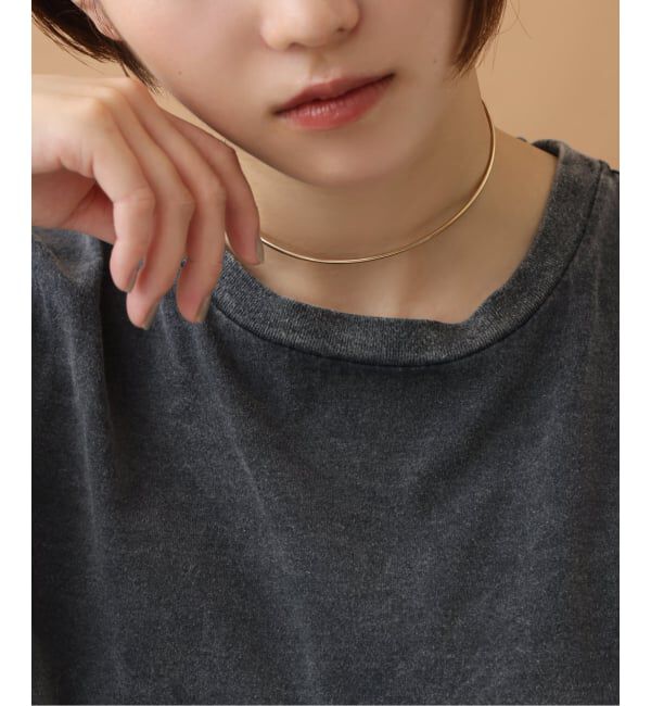 Lilas by Spick&Span「《予約》2.5パイプCガタチョーカー K10」|ネックレス|