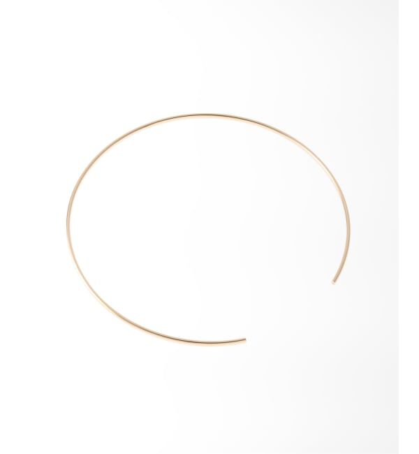 Lilas by Spick&Span「《予約》2.5パイプCガタチョーカー K10」|ネックレス|