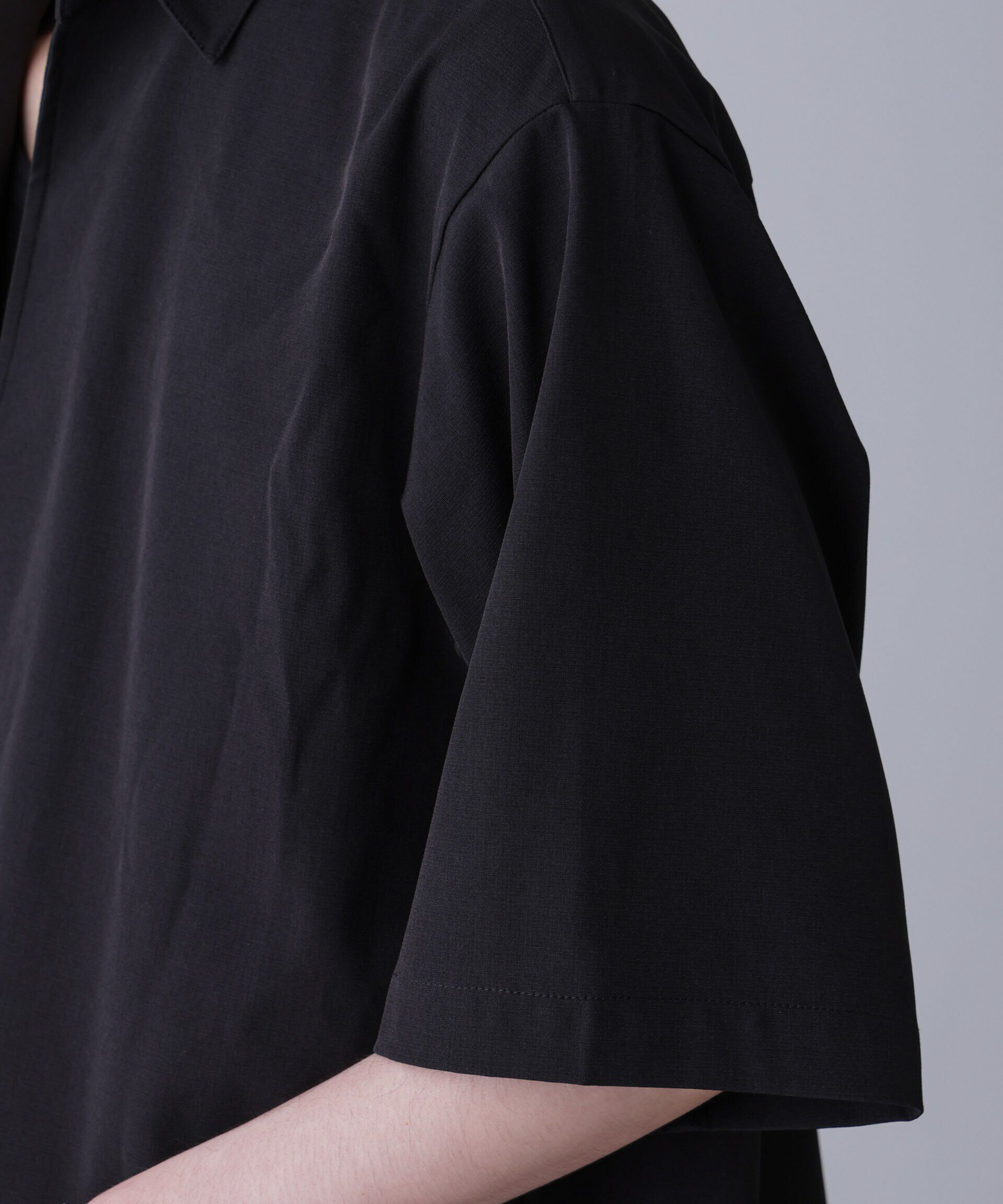 nano･universe「スキッパーPOシャツ 半袖」|シャツ・ブラウス|