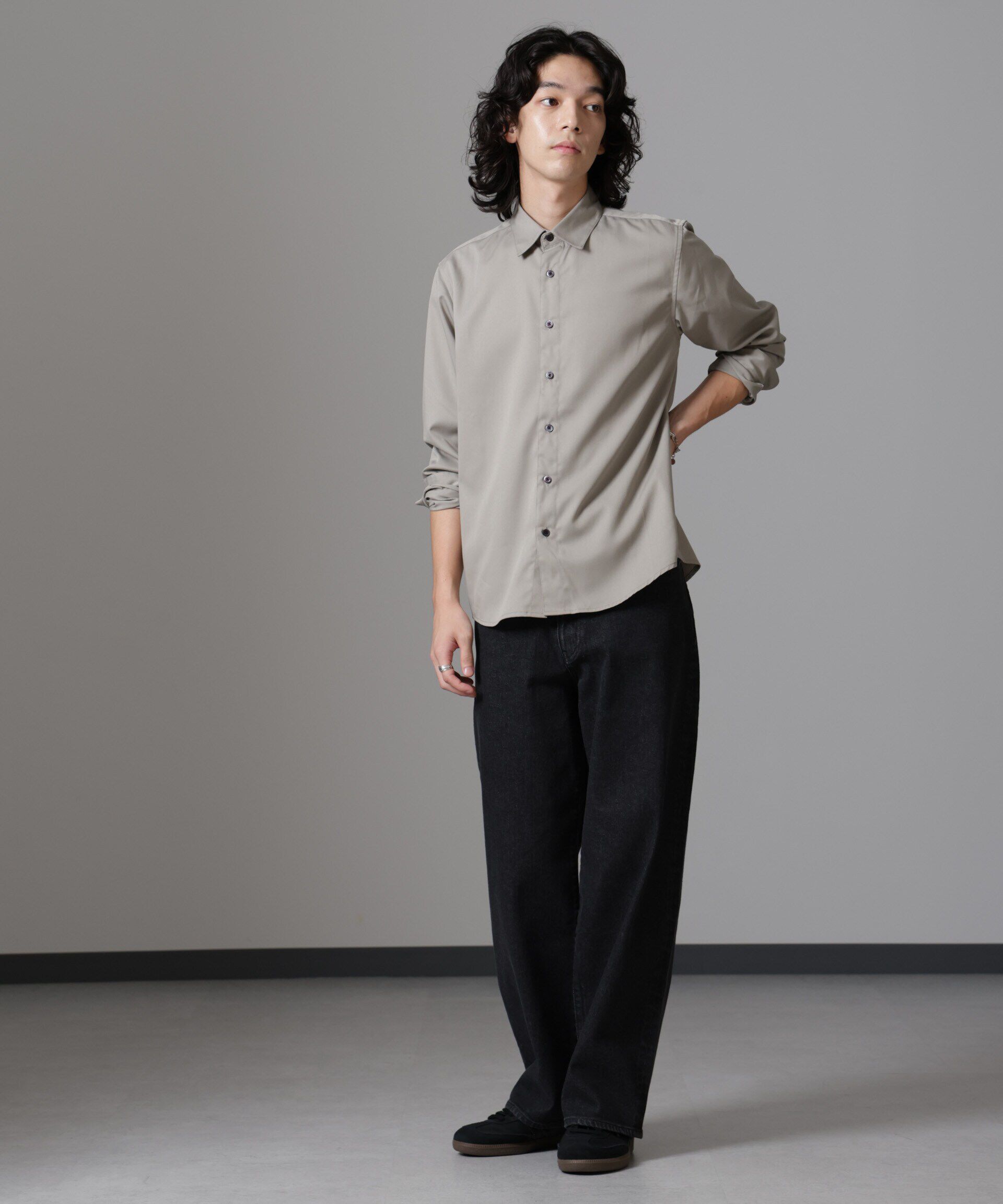 nano･universe「スタンダードレギュラーカラーシャツ/長袖」|シャツ・ブラウス|