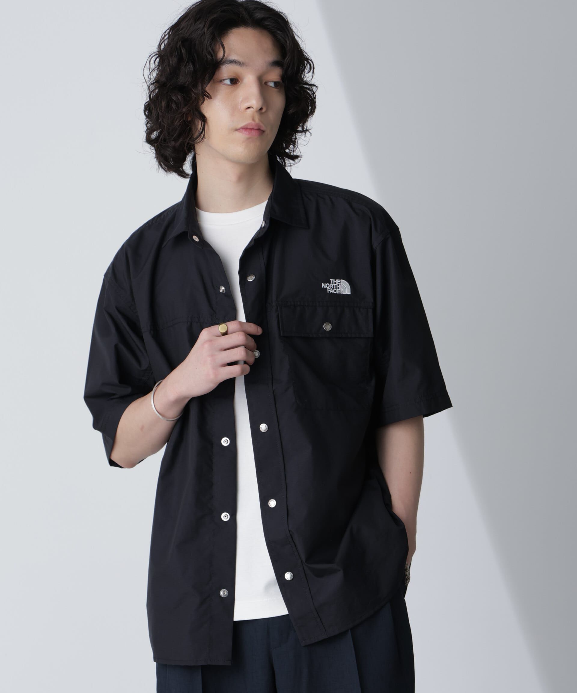 nano･universe「THE NORTH FACE/ S/S Nupste Shirt」|シャツ・ブラウス|ブラック